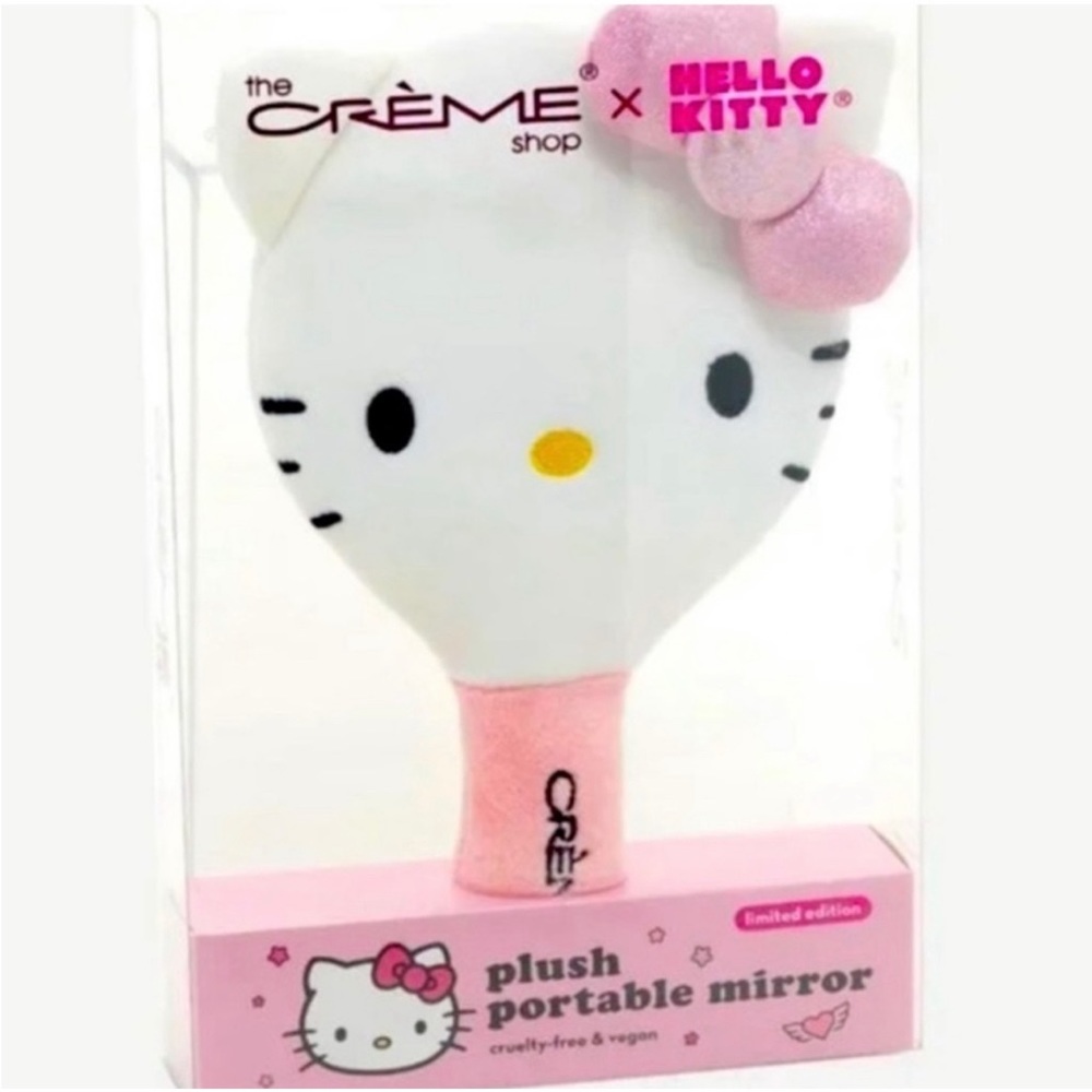 BNIB NWT! Limited Edition The Crème Shop x Hello Kitty - Plush Portable Mirror